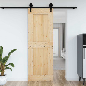 Door NARVIK 31.5"x82.7" Solid Wood Pine