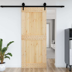 Door NARVIK 37.4"x82.7" Solid Wood Pine