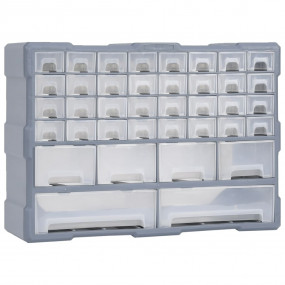 Multi-drawer Organizer with 38 Drawers 20.5"x6.3"x14.8"