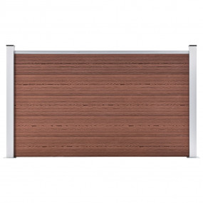 Garden Fence WPC 70.9"x41.3" Brown
