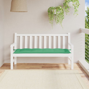 Garden Bench Cushion Green 59.1"x19.7"x2.8" Oxford Fabr...