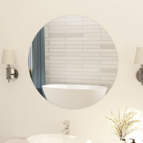 Frameless Mirror Round 31.5" Glass