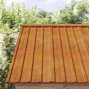 Roof Panels 36 pcs Rusty 23.6"x17.3" Corten Steel