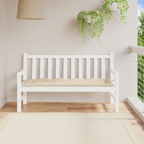 Garden Bench Cushion Beige 59.1"x19.7"x2.8" Oxford Fabr...