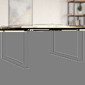 Coffee Table Legs O-Frame 27.6"x23.6"x16.9" Steel