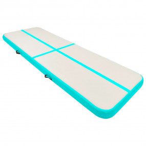 Inflatable Gymnastics Mat with Pump 196.9x39.4x7.9" PVC...