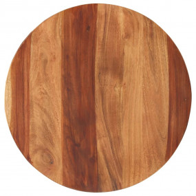Table Top Solid Wood Acacia Round 0.98 - 1.06 " 19.7 "