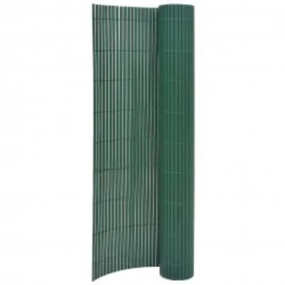 Double-Sided Patio Fence 43.3x196.9" Green