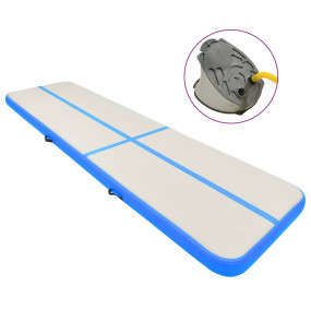 Inflatable Gymnastics Mat with Pump 275.6x39.4x5.9" PVC...