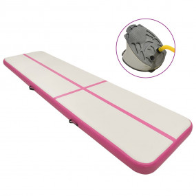 Inflatable Gymnastics Mat with Pump 236.2x39.4x5.9" PVC...
