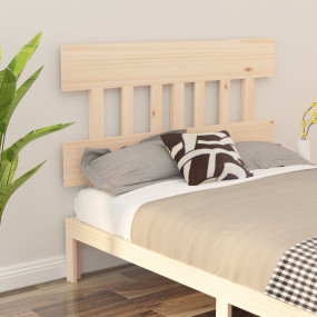 Bed Headboard 138,5x3 x 31.9 " Solid Wood Pine