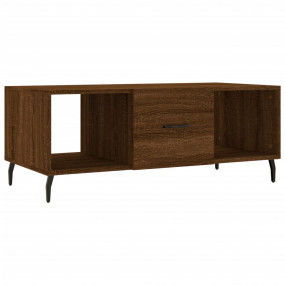Coffee Table Brown Oak 40.2x19.7x15.7" Engineered Wood