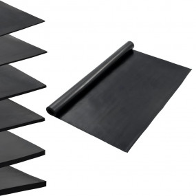 Floor Mat Anti-Slip Rubber 3.9x6.6' 0.04 " Smooth