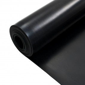 Floor Mat Anti-Slip Rubber 3.9x16.4' 0.12 " Smooth
