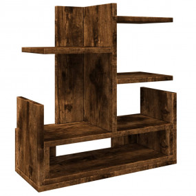 Desk Organizer Smoked Oak 19.3x7.9x20.7" Engineered woo...