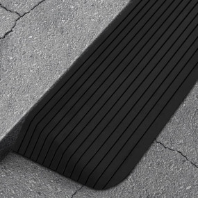 Threshold Ramps 2 pcs 43.3x16.1x2.0" Rubber