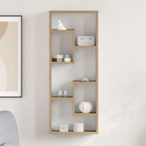 Wall Shelf Artisan Oak 14.2x6.3x35.4" Engineered Wood