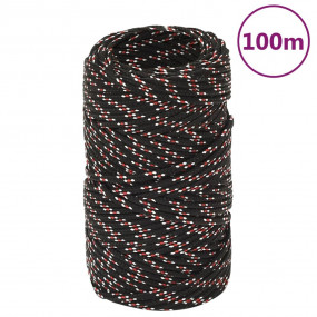 Boat Rope Black 0.08 " 328.1 ' Polypropylene