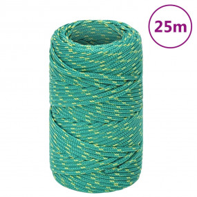 Boat Rope Green 0.08 " 82.0 ' Polypropylene