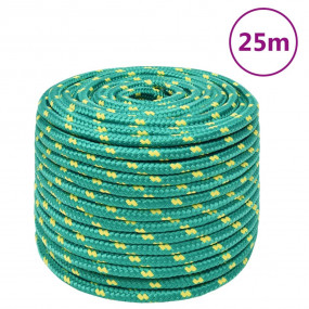 Boat Rope Green 0.55 " 82.0 ' Polypropylene