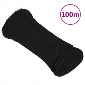 Work Rope Black 0.12 " 328.1 ' Polyester