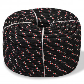 Marine Rope Polypropylene 0.39 " 820.2 ' Black