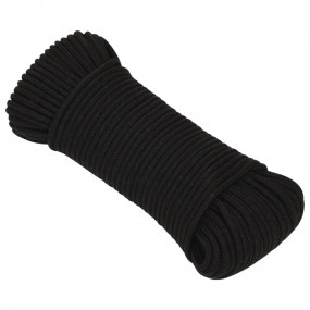 Work Rope Black 0.12 " 820.2 ' Polyester