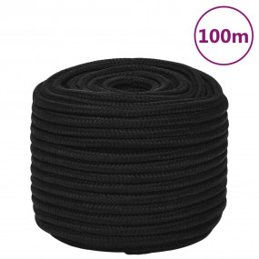 Work Rope Black 0.47 " 328.1 ' Polyester