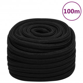 Work Rope Black 0.79 " 328.1 ' Polyester