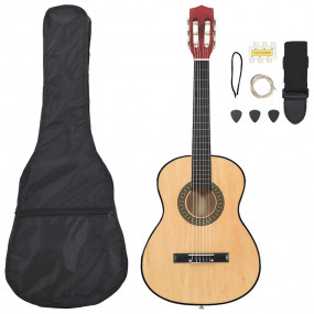 8 Piece Classical Guitar Beginner Set 3/4 36"