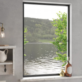 Insect Screen for Windows Anthracite 31.5x47.2"