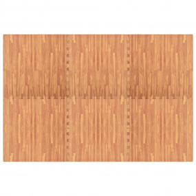 Floor Mats 6 pcs Wood Grain 2,16  EVA Foam