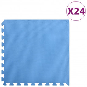 Floor Mats 24 pcs 8,64  EVA Foam Blue