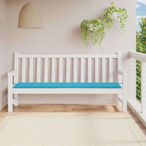 Patio Bench Cushion Turquoise 78.7x19.7x1.6" Fabric