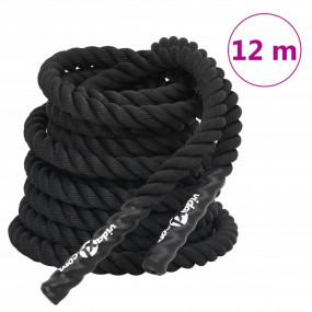 Battle Rope Black 39.4 ' 19.8 lb Polyester