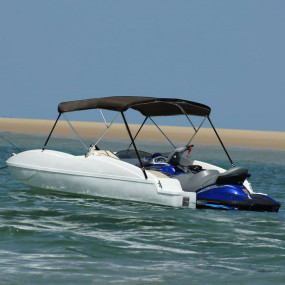 3-bow Bimini Top Black 72.0x77.2x53.9"