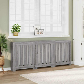Radiator Cover Grey Sonoma 80.7x8.5x32.9" Engineered Wo...