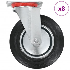 8 pcs Swivel Casters 7.87 " (2x143454)