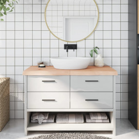 Bathroom Countertop 47.2 x 19.7 x (0.8-2.4) " Untreated...