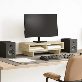 Monitor Stand Sonoma Oak 19.7x10.6x5.9" Engineered Wood