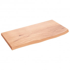 Bathroom Countertop Light Brown 23.6x11.8x0.8" Treated ...