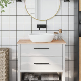 Bathroom Countertop 31.5x15.7x0.6" Solid Wood Beech