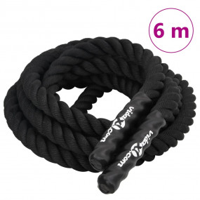 Battle Rope Black 19.7 ' 9.9 lb Polyester