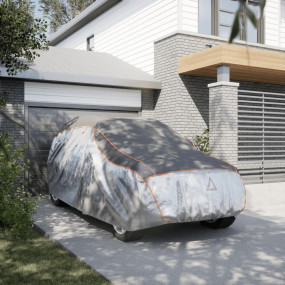 Car Cover for SUV Hail Protection Full M Grey and Silve...