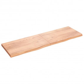 Bathroom Countertop Light Brown 78.7 x 23.6 x (0.8-2.4)...