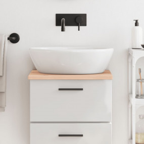 Bathroom Countertop 15.7x15.7x0.8" Untreated Solid Wood