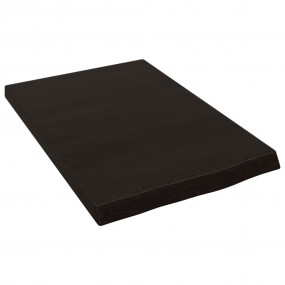 Bathroom Countertop Dark Brown 15.7 x 23.6 x (0.8-1.6) ...