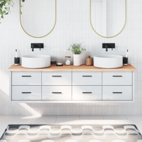 Bathroom Countertop 70.9 x 23.6 x (0.8-1.6) " Untreated...