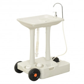 Portable Camping Handwash Stand and Water Tank Set