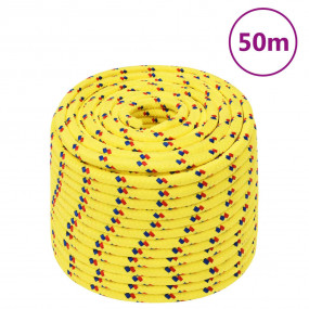 Boat Rope Yellow 0.55 " 164.0 ' Polypropylene
